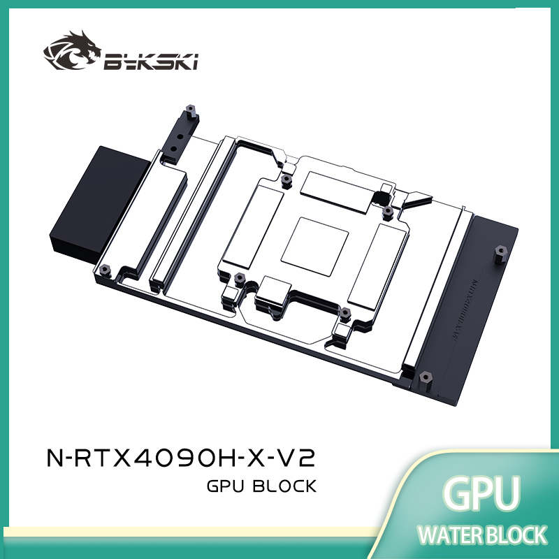 Rtx 4090 Water Block Full Cover - Блок водяного охлаждения Bykski для видеокарты