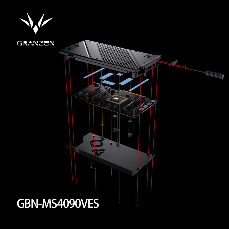 Rtx 4090 Water Block Full Cover - Водяной блок Granzon GPU для видеокарты