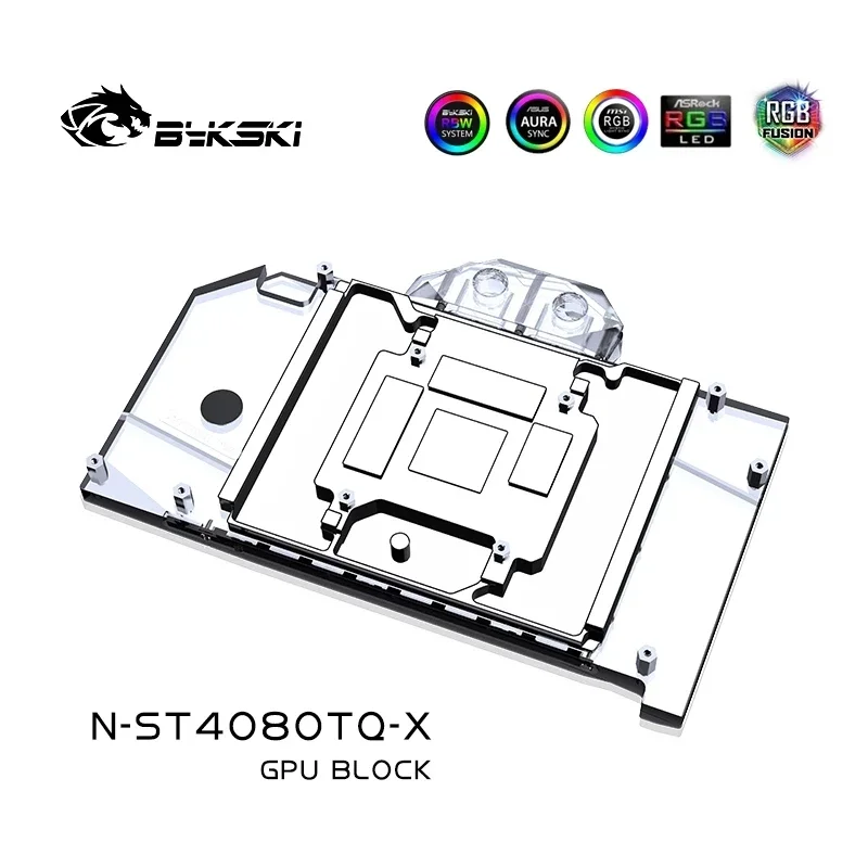 Rtx 4080 Water Cooling Block - Водяной блок Bykski N-ST4080TQ-X для ZOTAC