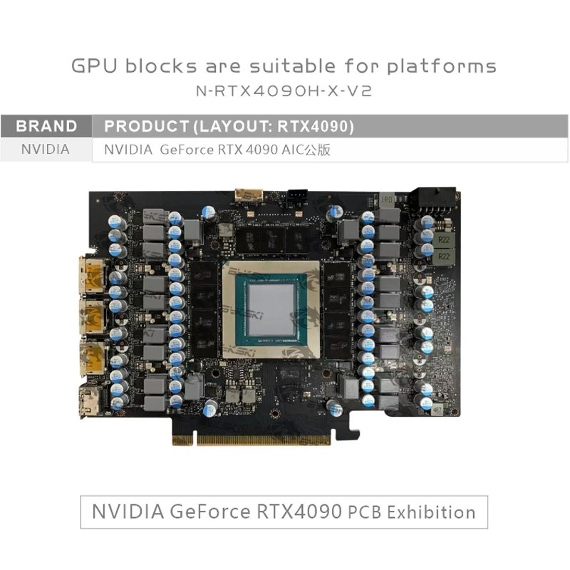 Блок водяного охлаждения Byksk – обзор и цена Rtx 4090 Water Block Full Cover