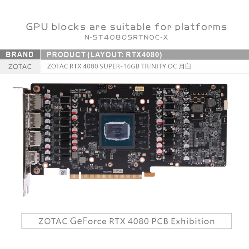Блок водяного охлаждения Byksk – обзор и цена Rtx 4080 Water Cooling Block