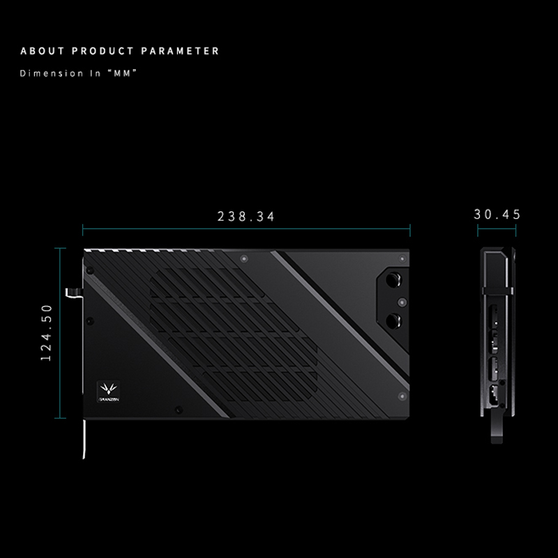 Granzon водный блок для PNY RT – обзор и цена Rtx 4080 Water Cooling Block